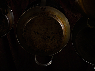 Pans, carbon steel, Kitchen
