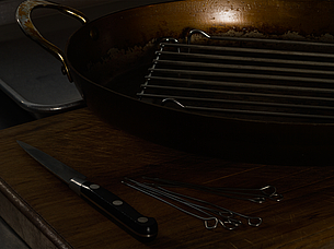 Roasting pan, Kitchen