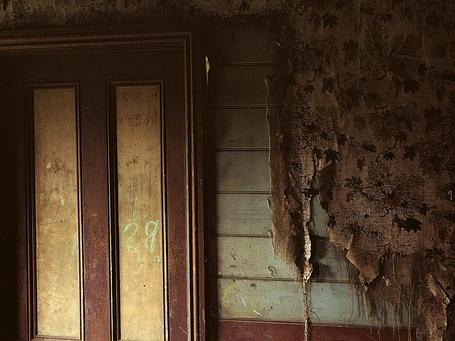 Door to bedroom, Saltwater Creek