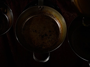 Pans, carbon steel, Kitchen