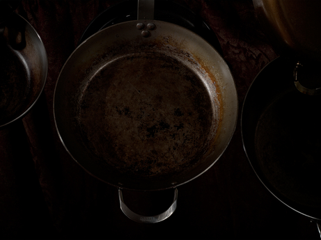 Pans, carbon steel, Kitchen