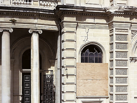 North façade, Catholic Cathedral, Christchurch