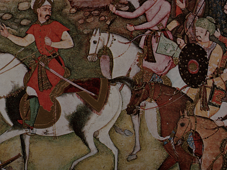 Bābur in Chār-bāgh at Andijān