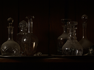 Shelves, no. 2, Sitting room