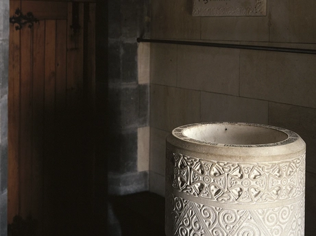 Font, St Luke’s Anglican Church, Little Akaloa