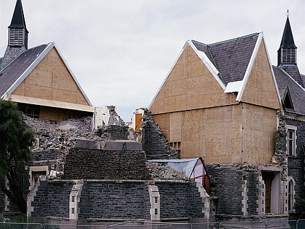 South West corner, Cranmer Court, Christchurch