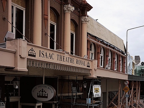 South façade, Theatre Royal, Christchurch