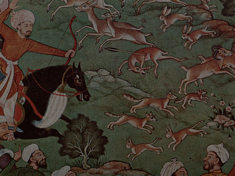 Deer hunting in ‘Ali-shāng and Alangār mountains (Tulsī)
