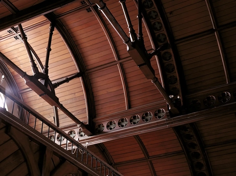 Gallery and ceiling, Trinity Congregational Church, Christchurch