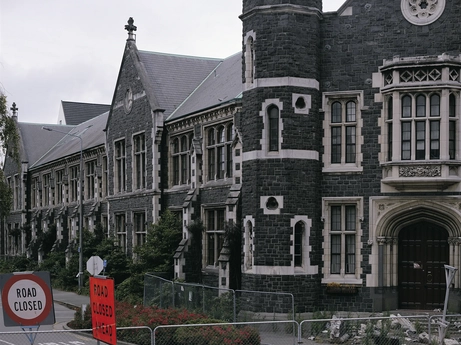 South façade, Peterborough Centre, Christchurch