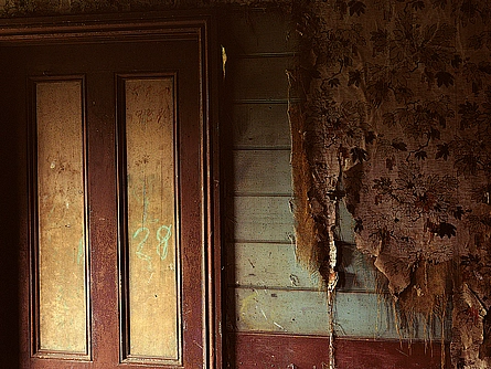 Bedroom door, Saltwater Creek