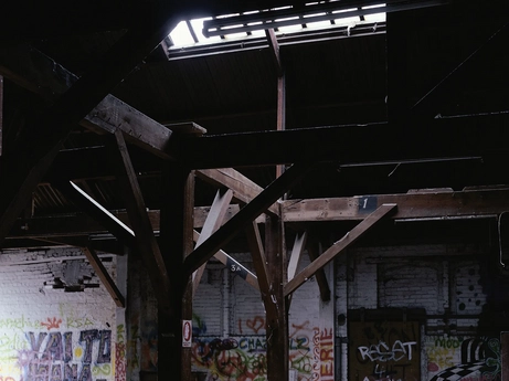 Ironbark post and beam, Wood’s Mill, Addington