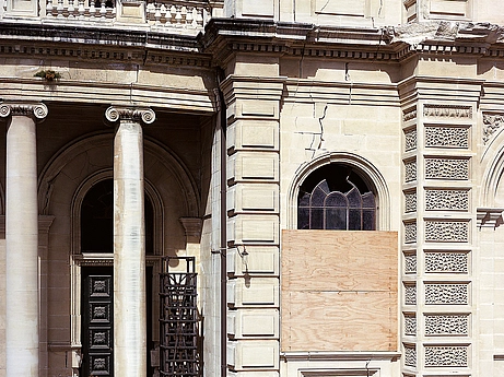North façade, Catholic Cathedral, Christchurch