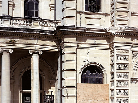 North façade, Catholic Cathedral, Christchurch