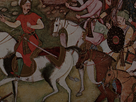 Bābur in Chār-bāgh at Andijān